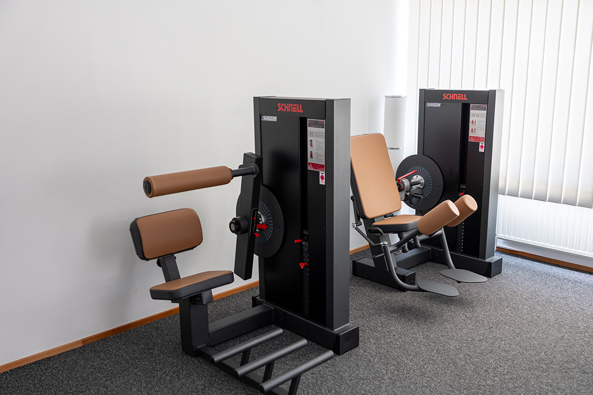 Übungsbereich für physiotherapeutisches Training