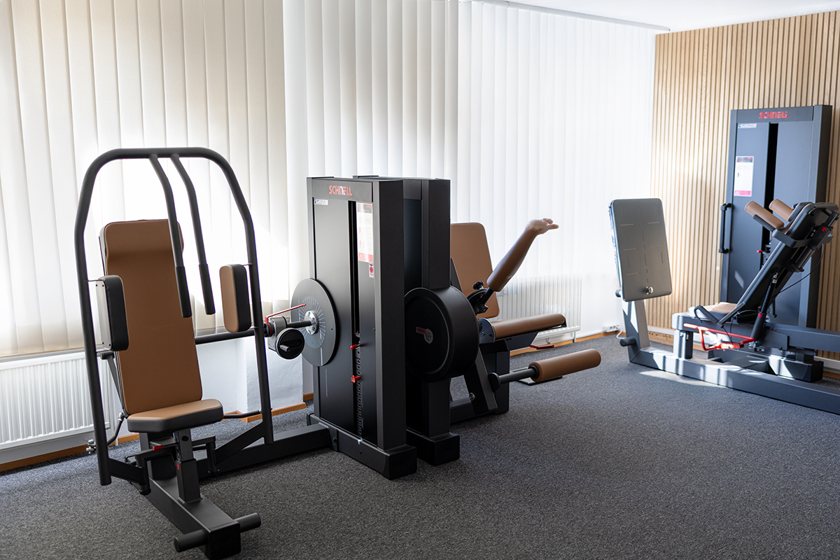 Trainingsbereich der Physiotherapiepraxis in Amstetten