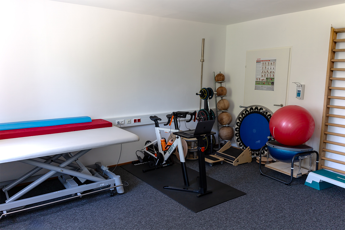 Behandlungsraum der Physiotherapiepraxis PhysioBerger